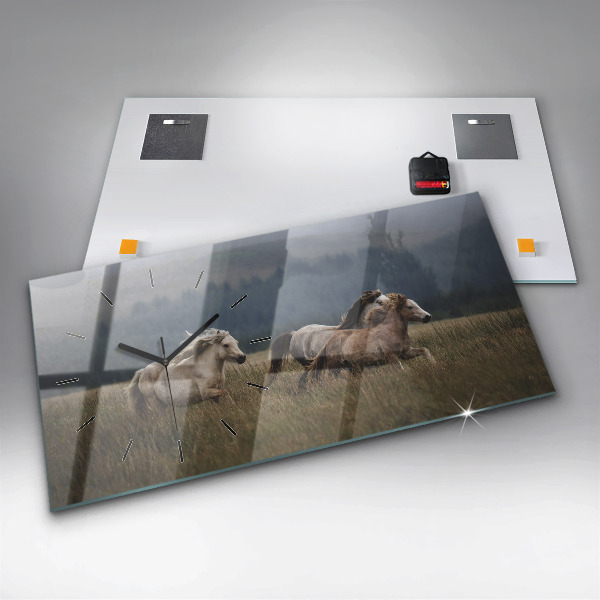 Orologi orizzontali Cavalli al galoppo