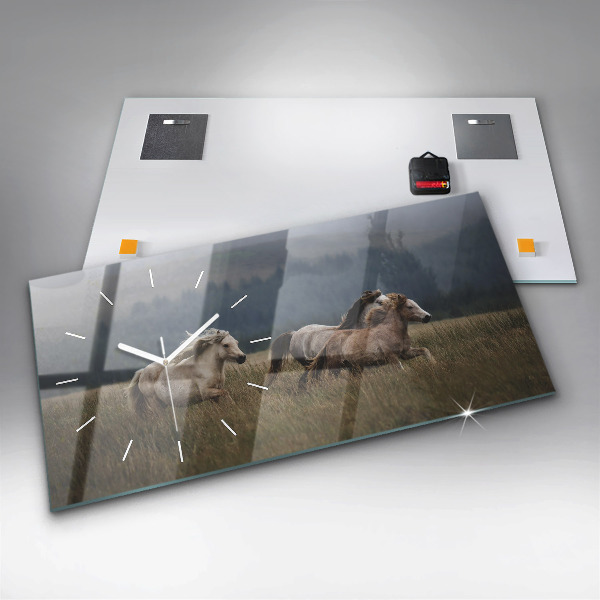 Orologi orizzontali Cavalli al galoppo