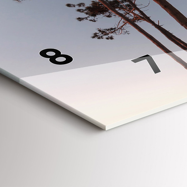 Orologi orizzontali Mezzaluna e alberi