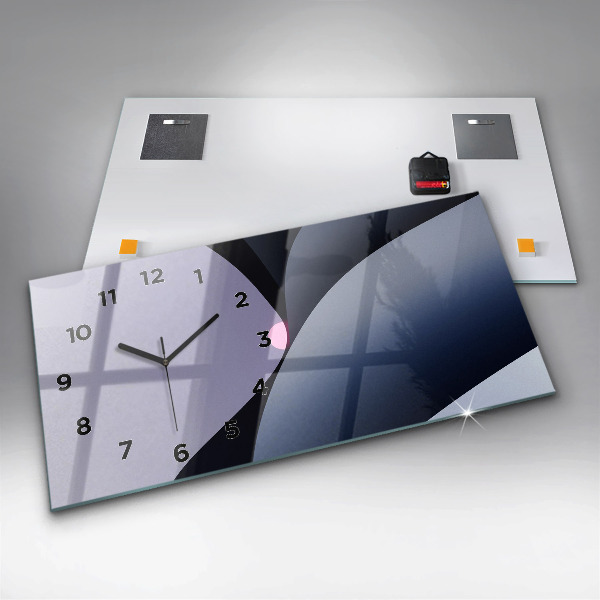 Orologio rettangolare Astrazione sole