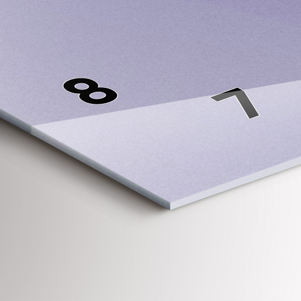 Orologio rettangolare Astrazione sole