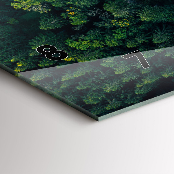 Orologi orizzontali La foresta vista dall'alto