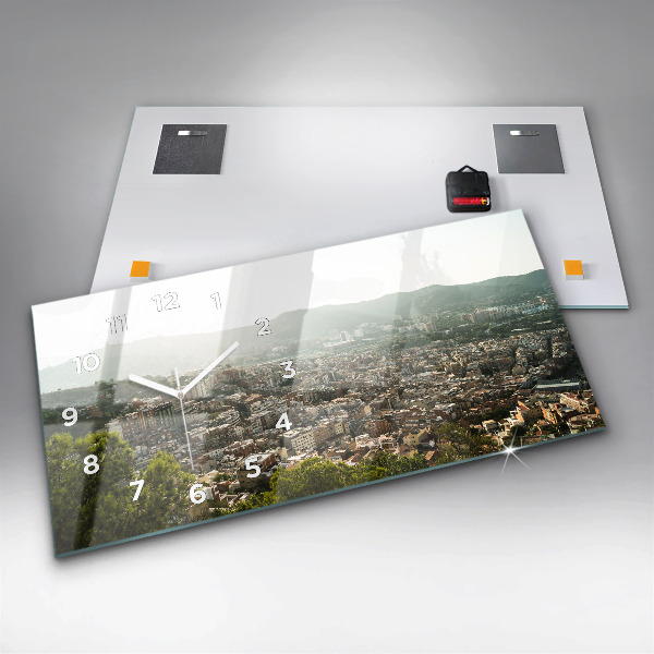 Orologi orizzontali Barcellona vista Montjuic