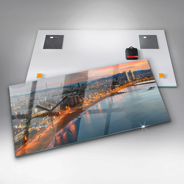 Orologio rettangolare Spiaggia di Barcellona