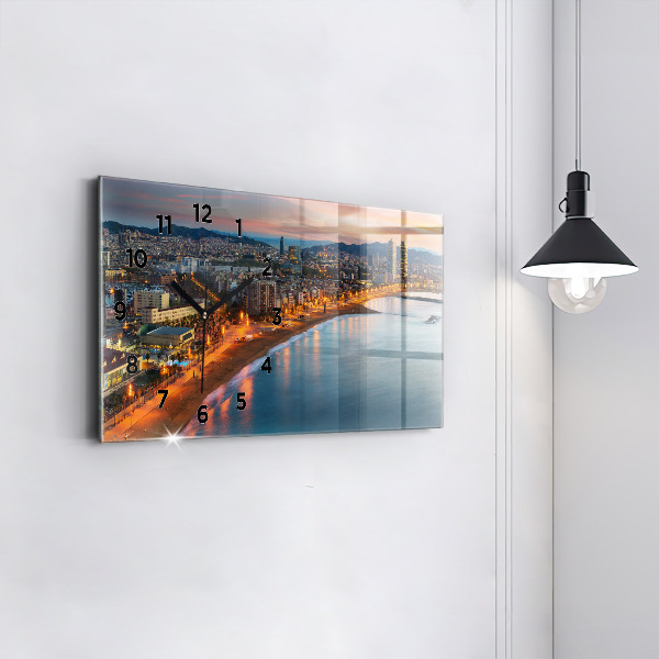 Orologio rettangolare Spiaggia di Barcellona