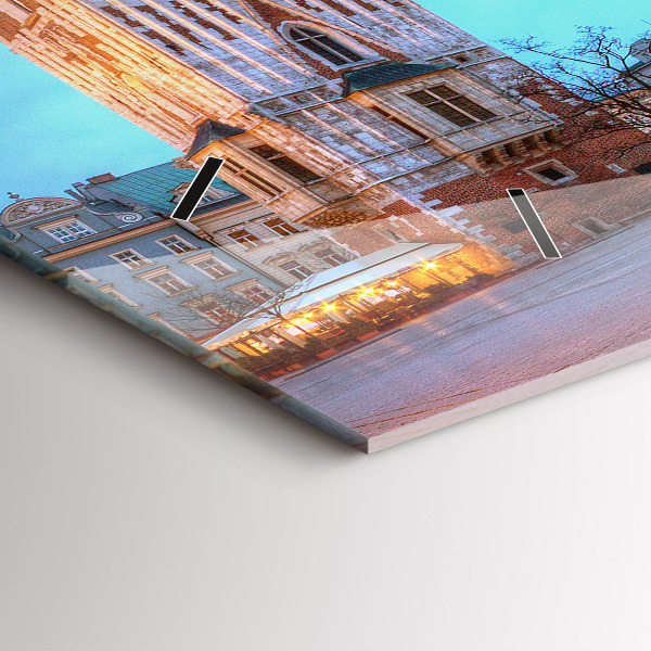 Orologio rettangolare Piazza del Mercato Principale di Cracovia