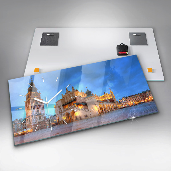 Orologio rettangolare Piazza del Mercato Principale di Cracovia