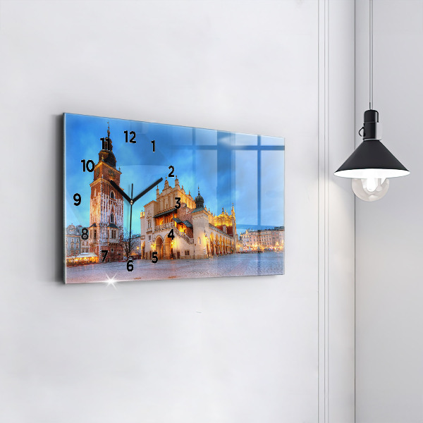 Orologio rettangolare Piazza del Mercato Principale di Cracovia