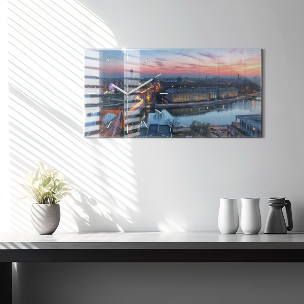 Orologio rettangolare Breslavia da un drone