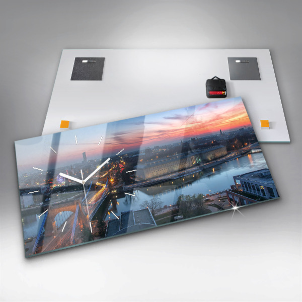 Orologio rettangolare Breslavia da un drone