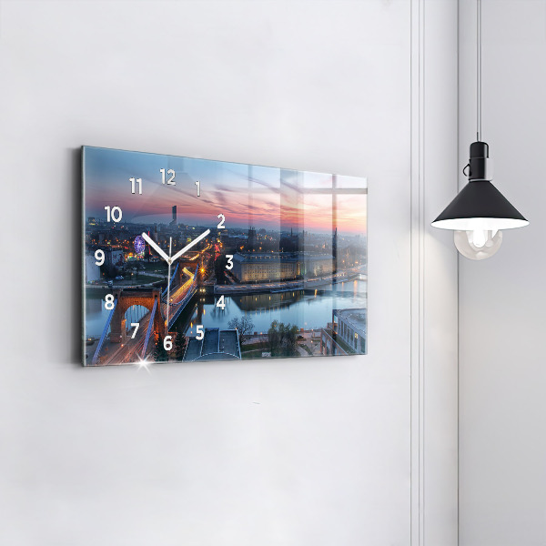 Orologio rettangolare Breslavia da un drone