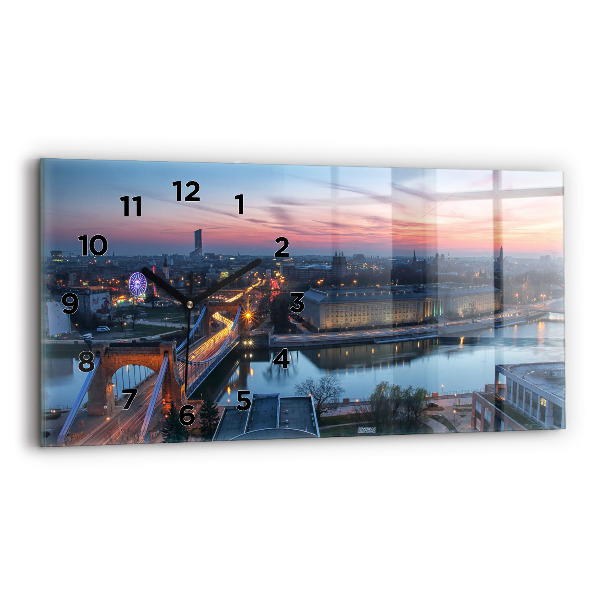 Orologio rettangolare Breslavia da un drone