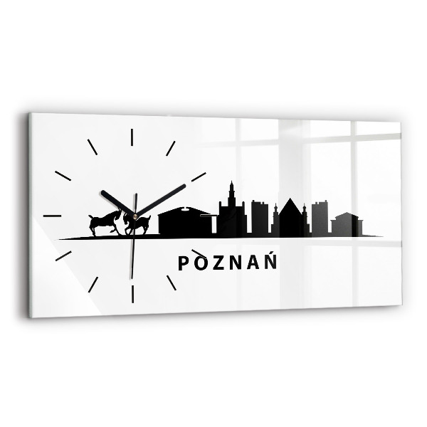 Orologi orizzontali Grafica panoramica di Poznan