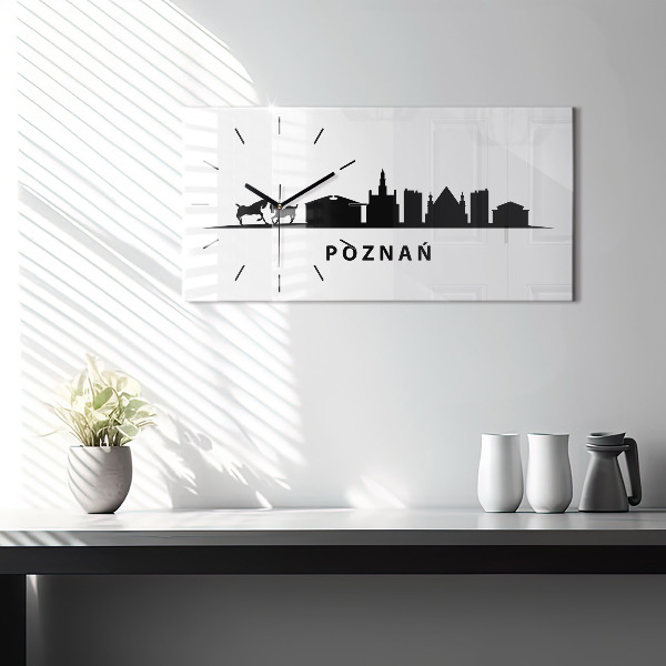 Orologi orizzontali Grafica panoramica di Poznan