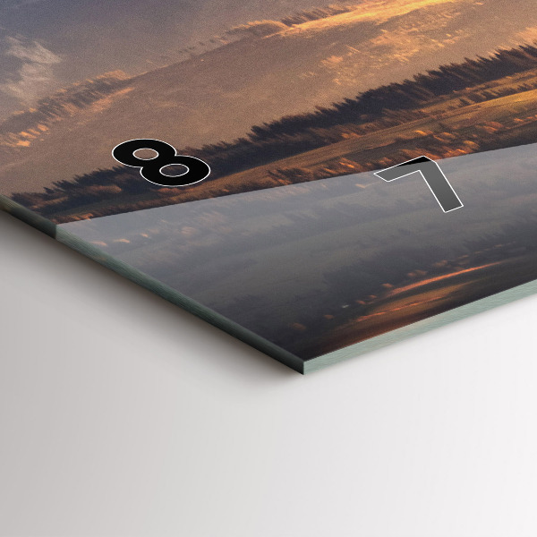 Orologi orizzontali Monti Tatra nel panorama montano invernale