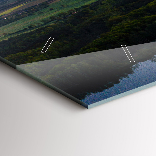 Orologi orizzontali Vista aerea del lago