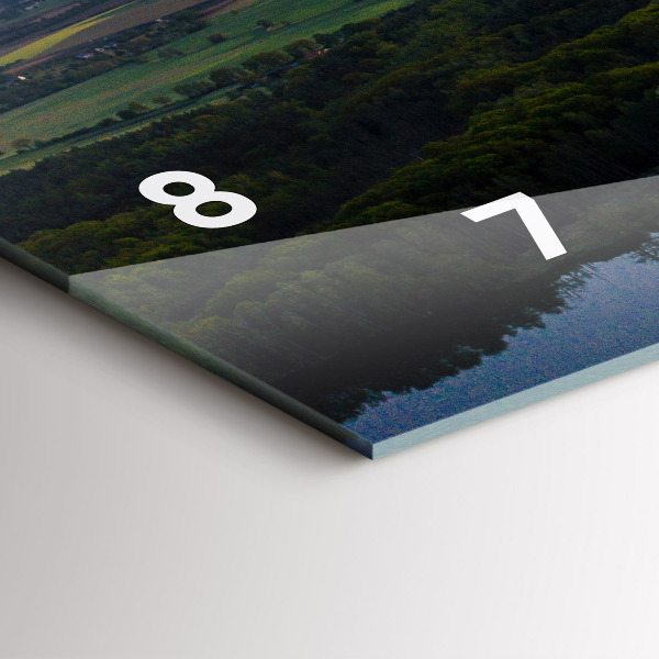 Orologi orizzontali Vista aerea del lago