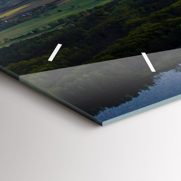 Orologi orizzontali Vista aerea del lago