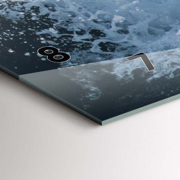 Orologi orizzontali Fotografia delle onde del mare