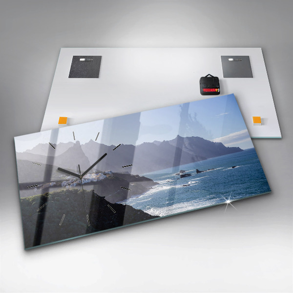 Orologi orizzontali Montagne in riva all'oceano