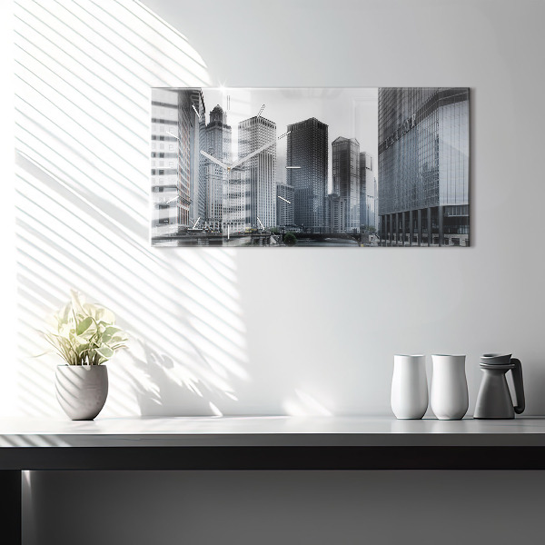 Orologi orizzontali Lodz con panorama della città