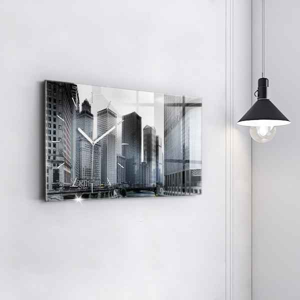 Orologi orizzontali Lodz con panorama della città