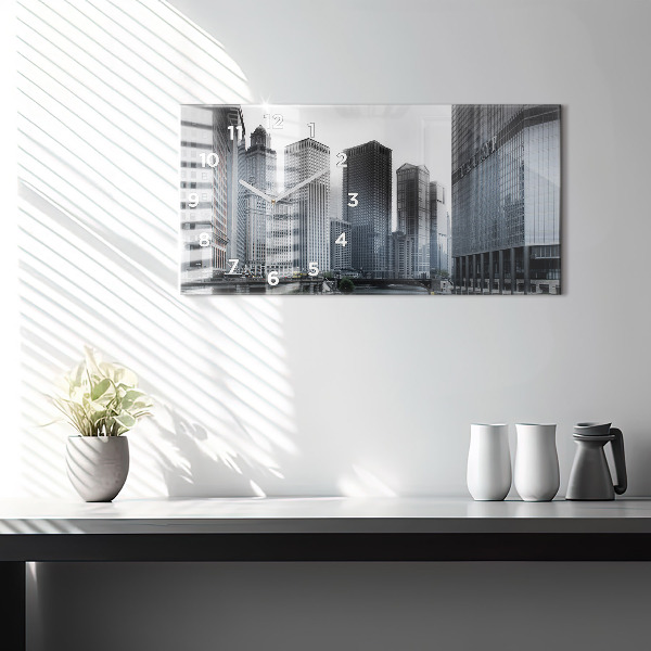 Orologi orizzontali Lodz con panorama della città