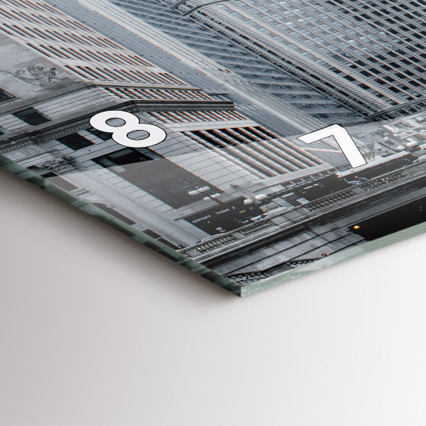 Orologi orizzontali Lodz con panorama della città