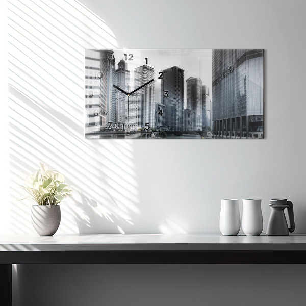 Orologi orizzontali Lodz con panorama della città