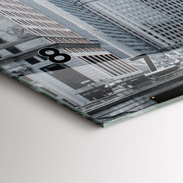 Orologi orizzontali Lodz con panorama della città