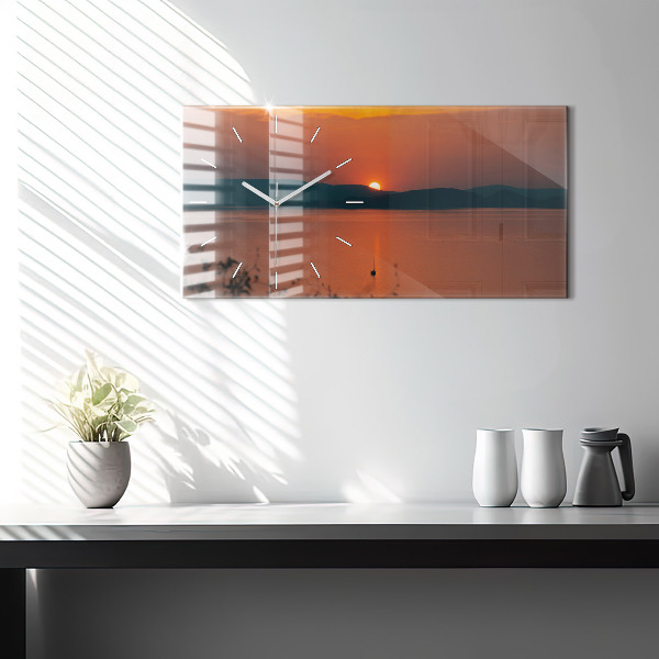 Orologi orizzontali Lago Balaton di sera