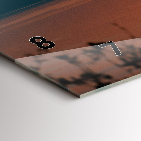 Orologi orizzontali Lago Balaton di sera