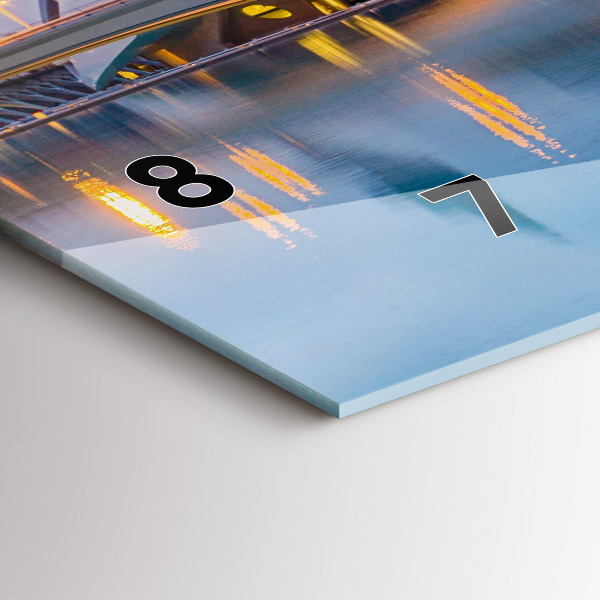 Orologi orizzontali Tramonto in città