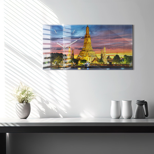 Orologio rettangolare Tempio a Bangkok