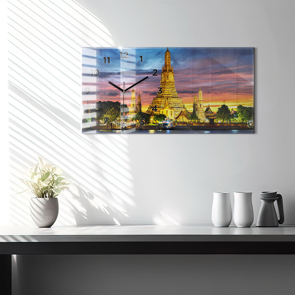 Orologio rettangolare Tempio a Bangkok