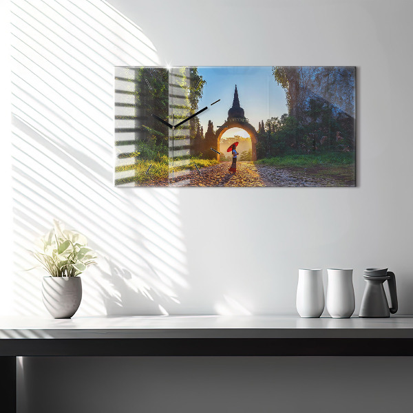 Orologio rettangolare Parco Surat Thani Thailandia