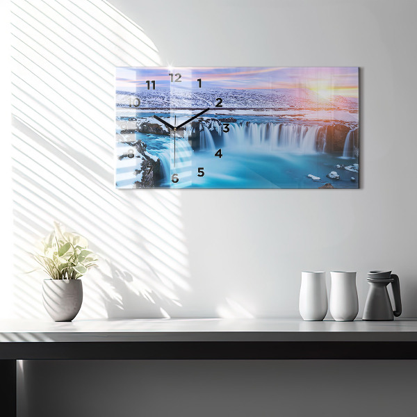 Orologio rettangolare Cascata Godafoss Islanda