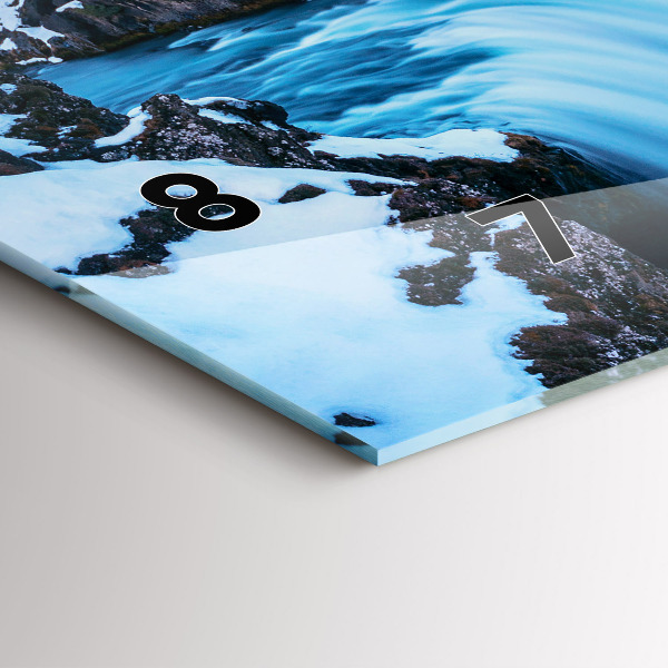 Orologio rettangolare Cascata Godafoss Islanda