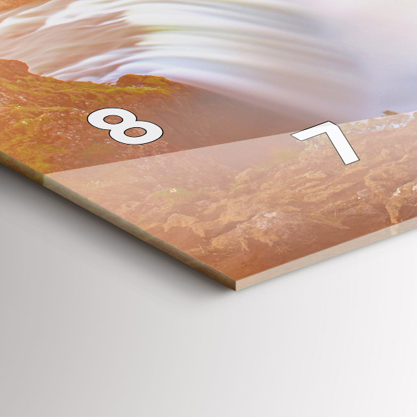 Orologio rettangolare Godafoss in Islanda