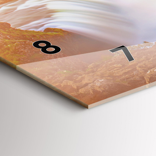 Orologio rettangolare Godafoss in Islanda