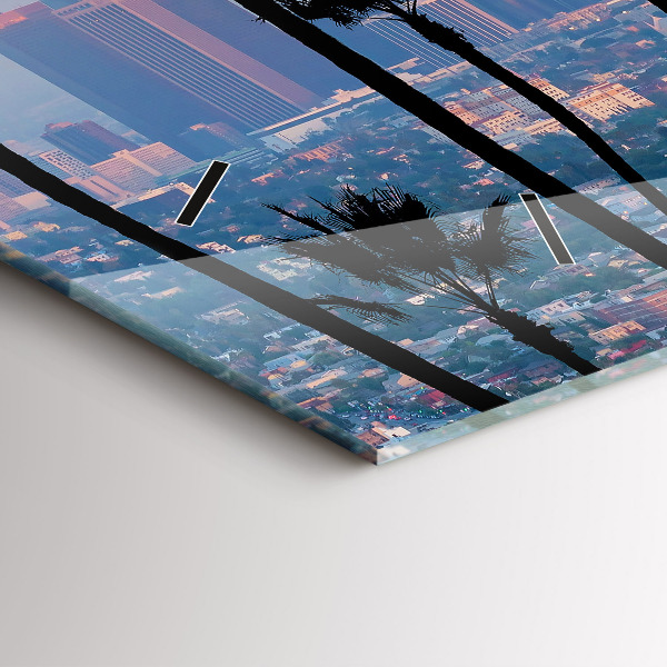 Orologio rettangolare Tramonto a Los Angeles