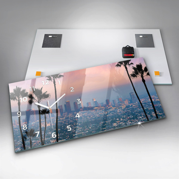 Orologio rettangolare Tramonto a Los Angeles