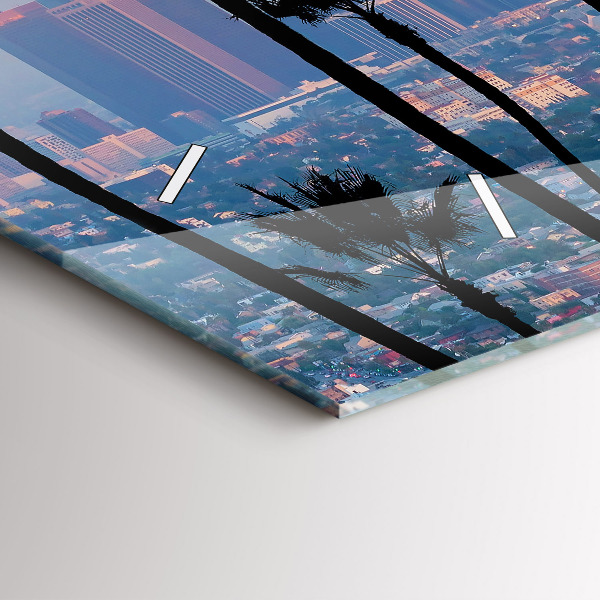 Orologio rettangolare Tramonto a Los Angeles