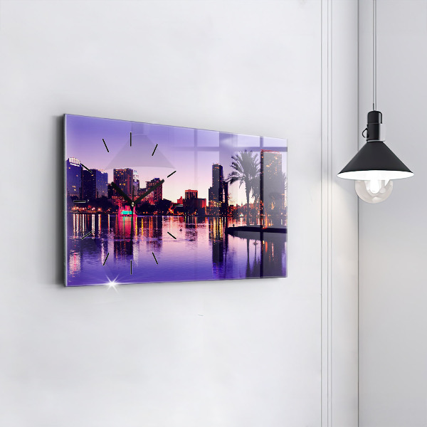 Orologio rettangolare Skyline della città di Orlando