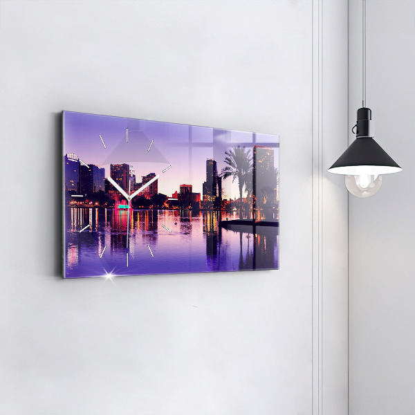 Orologio rettangolare Skyline della città di Orlando