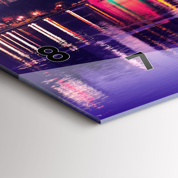 Orologio rettangolare Skyline della città di Orlando