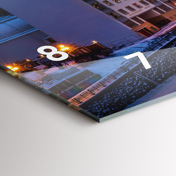 Orologio rettangolare Panorama della città di Pilsen