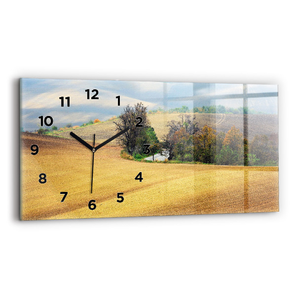 Orologio rettangolare Paesaggio rurale della Moravia