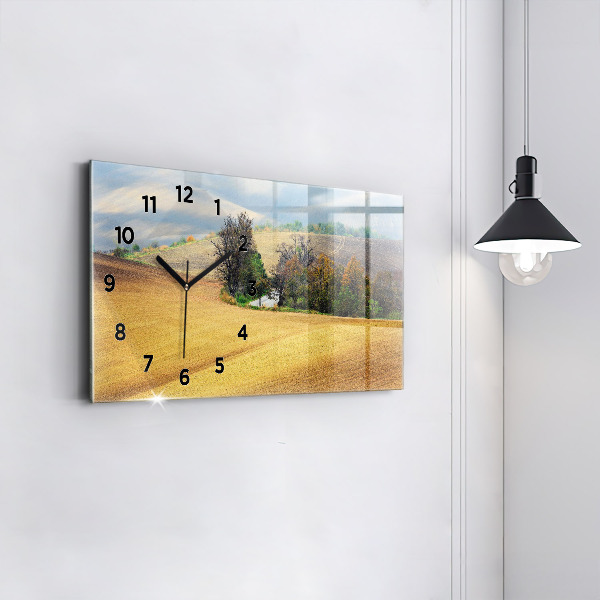 Orologio rettangolare Paesaggio rurale della Moravia