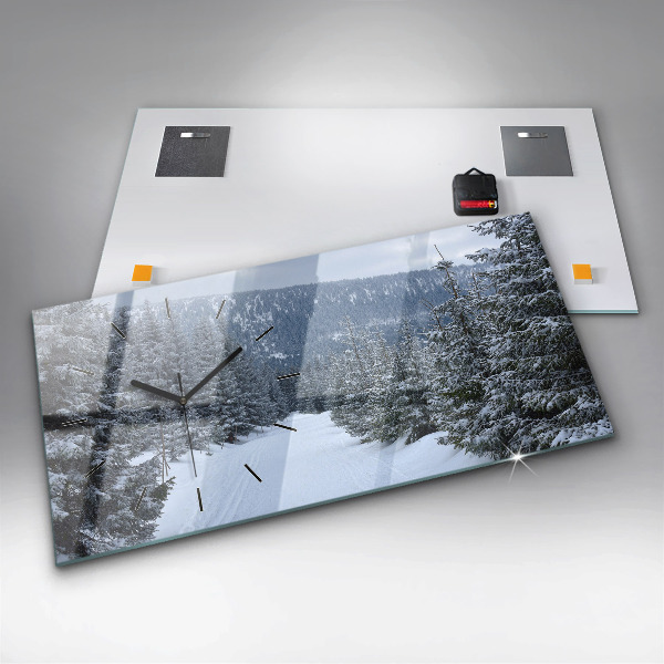 Orologi orizzontali Monti dei Giganti della Repubblica Ceca in inverno